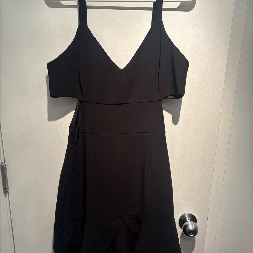 BNWT Adelyn Rae Black Mini Cut Out Dress Black Size Large